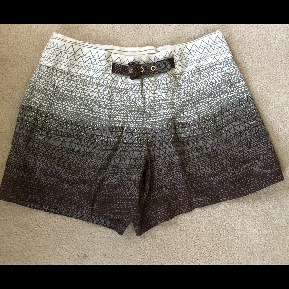 Anthropologie - linen blend shorts